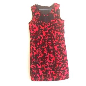 Flower print cocktail dress